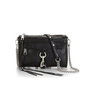 Rebecca Minkoff MAC leather crossbody black